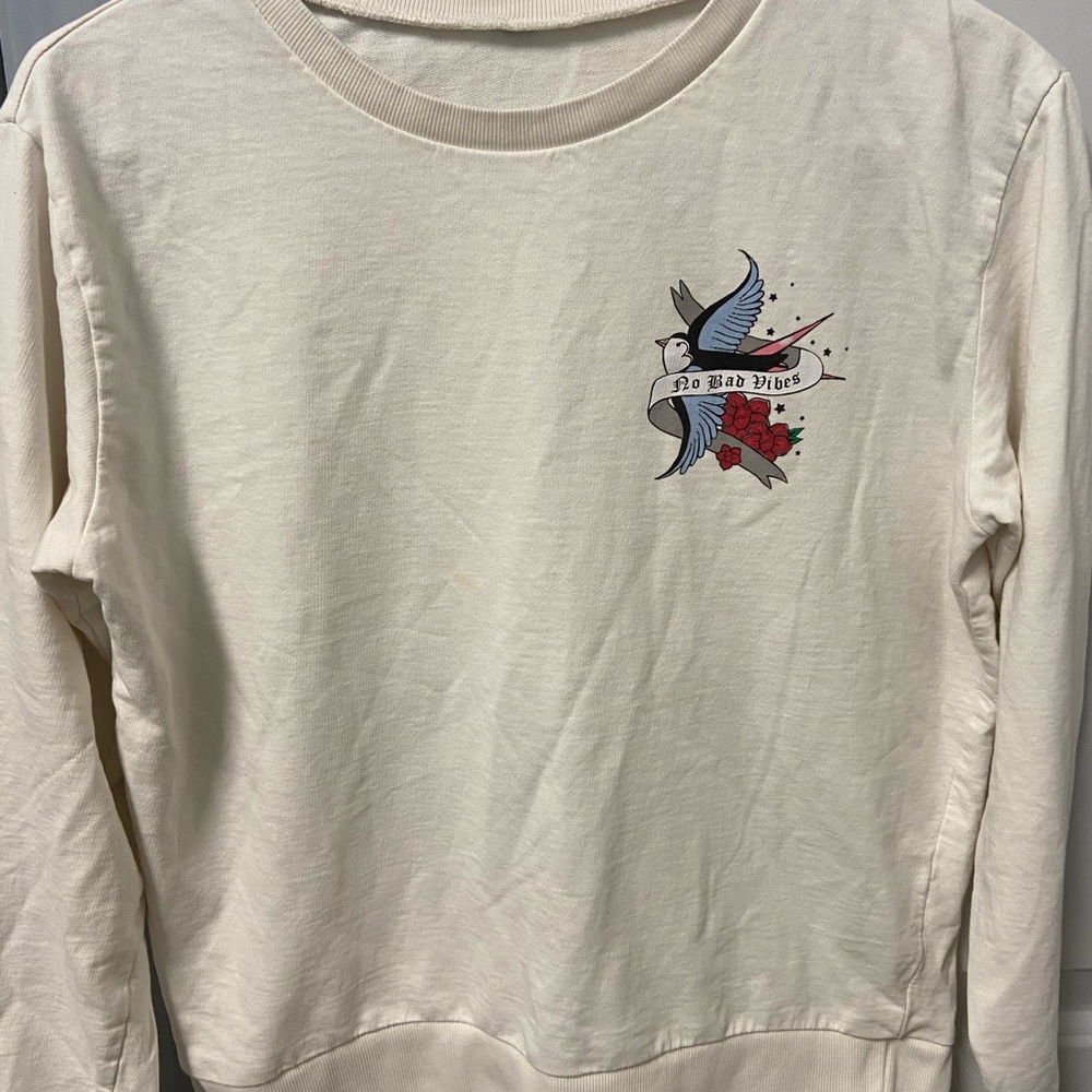 H&M No Bad Vibes Long Sleeve